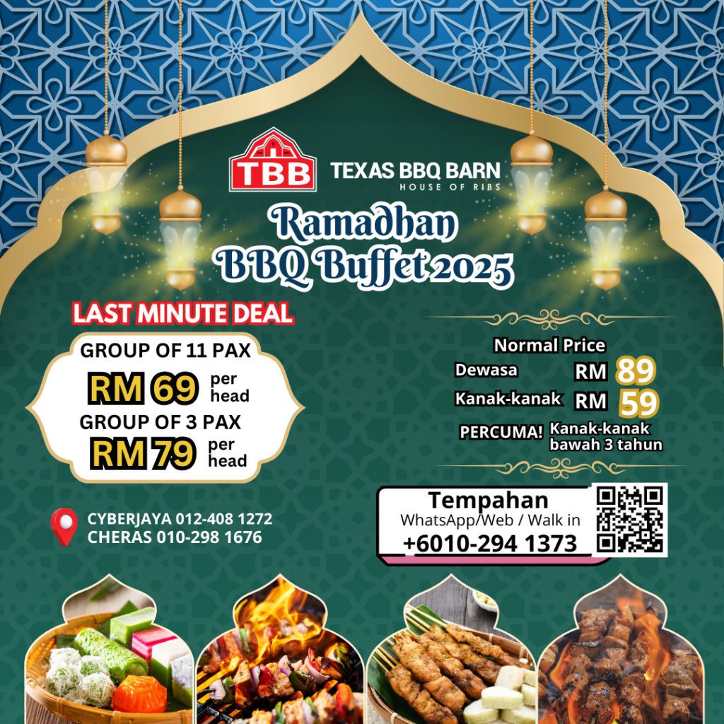 Bento, Iftar, Ramadhan, Takeaway,Bungkus,Tapau,Buffet,BBQ,Delivery,Western,TexasBBQBarn