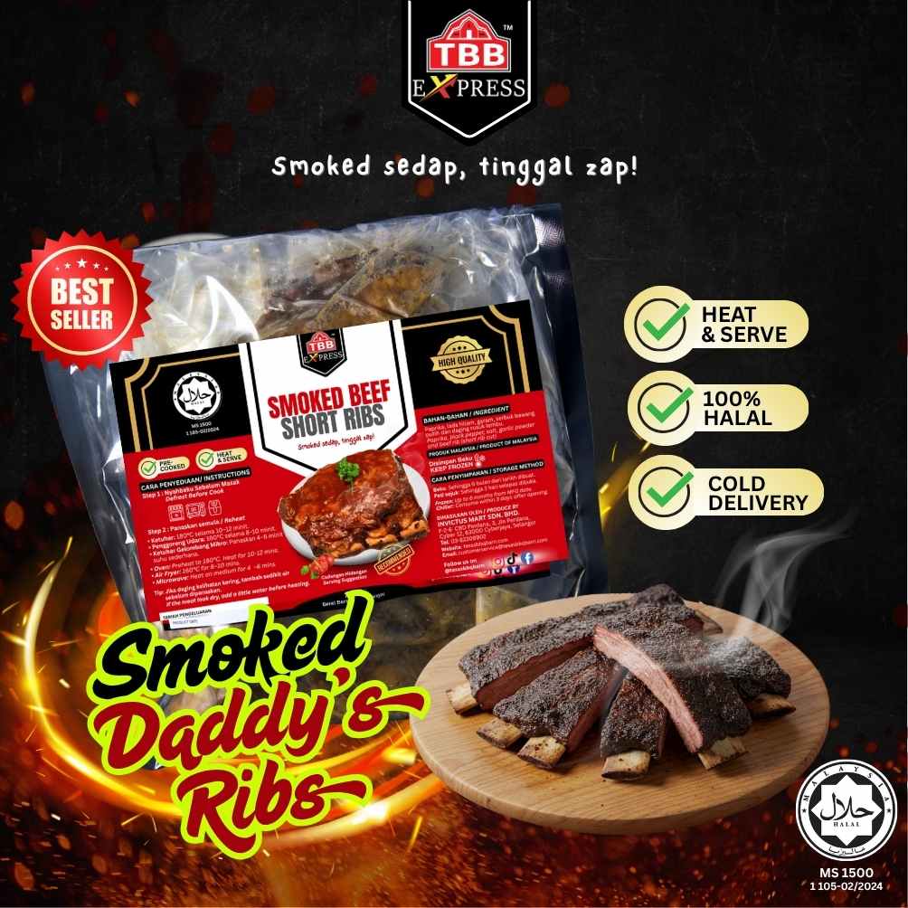 Smoked Daddy Ribs Beef